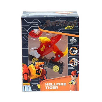Машинка-трансформер SCREECHERS WILD! S4 L1 - Хелфаєр Тайгер EU685102 G-Rich