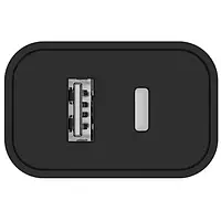 Адаптер питания для телефона ColorWay CW-CHS025QPD Black (Type-C PD + USB QC 3.0 20 W V2 )