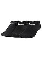 Носки Nike Performance Cushioned No-Show 3-pack black SX6843-010 34-38