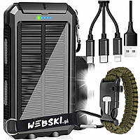 Повербанк Webski CPS20 20000 мАг 2xUSB 10 Вт + кабель