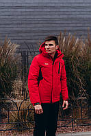Чоловіча зимова термо куртка Columbia червона
