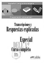 Especial DELE A2 Curso Completo: Transcripciones y Respuestas — брошура з відгуками з іспанської мови