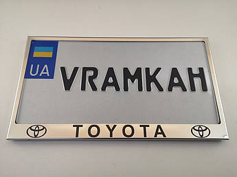 Номерна рамка для авто Toyota, рамка під американський номер