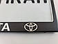 Номерна рамка для авто Toyota black, рамка під американський номер, фото 6