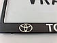Номерна рамка для авто Toyota black, рамка під американський номер, фото 5