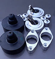 Проставки Audi A4 Б6 перед алюміній і зад гума/Ауді A4B6