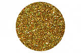 Глітер Hexagon Holographic Преміум, світле золото крапка, голографічні, колір СА 3210, розмір 1/64 ( 0.4мм), 1 кг, фото 2