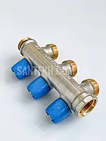 Коллектор General Fittings 3/4х3/4 T3 ЕК.BLUE NK