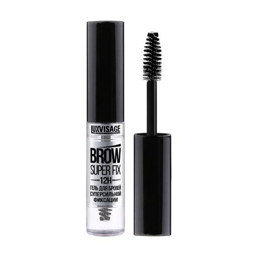 Гель-фіксатор для брів Luxvisage Brow Super Fix 12H суперсильної фіксації, 5 г