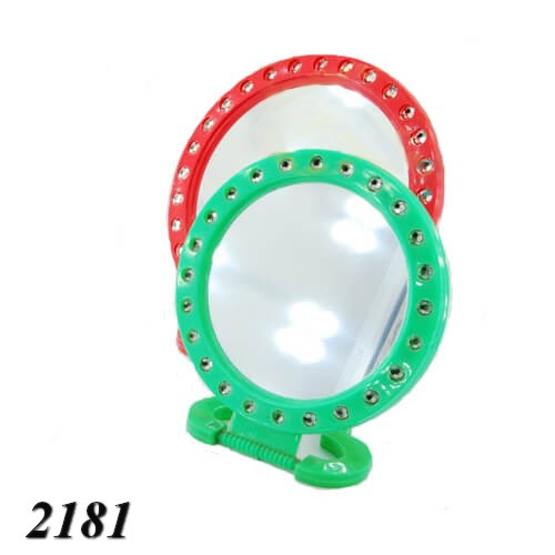 Дзеркало круглої форми в пластиковому корпусі, фото 1