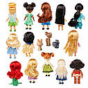 Подарунковий набір ляльок принцеси Дісней міні-аніматори Disney Animators' Collection Mini 2022, фото 4