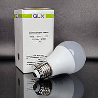 Светодиодная LED лампа 12V, E27, 10W, 4100K, LED, A60, 12 вольт, е27, от автомобильного аккумулятора