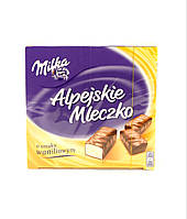 Конфеты птичье молоко ванильные Milka Alpejskie Mleczko 330г (Швейцария)