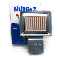 Газовий нагрівач (пальник) на газовий балон із вбудованим редуктором NURGAZ NG-309 1,5 кВт.