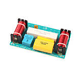 Пасивний 3-смуговий кросовер фільтр НЧ, СЧ і ВЧ звуку 4-8 Ом 120 Вт WEAH-338, фото 2