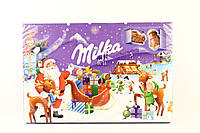 Адвентический календарь новогодний с молочным шоколадом Milka Adventskalender 200g (Швейцария)