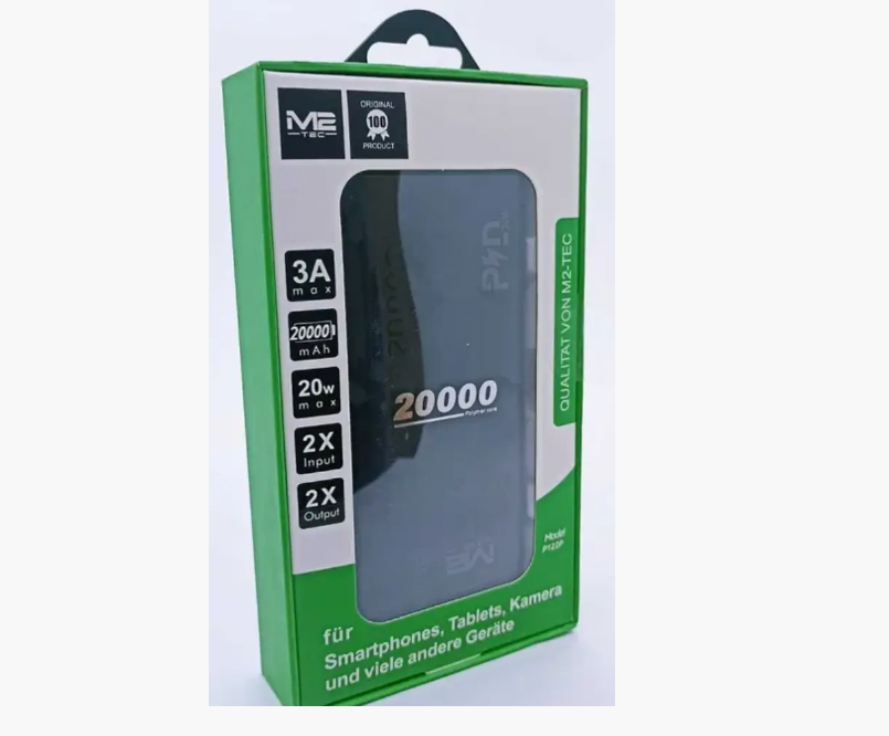 Портативна батарея M2 TEC M-2250 20000mAh\ Портативний зарядний пристрій Power bank