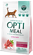Сухий корм Optimeal для дорослих кішок з високим вмістом телятини, 700г, фото 2