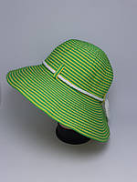 Шляпа женская канат с регулированием размера шик салат