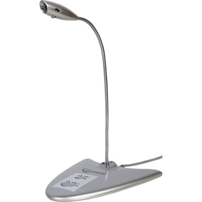 Мікрофон Gembird MIC-DU-01, USB, срібний