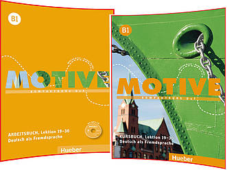 Motive B1. Kursbuch+Arbeitsbuch. Lektion 19-30. Комплект книг німецької мови. Підручник+Зошит. Hueber