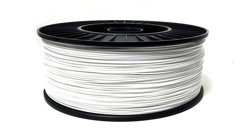 Нитка PETG (CoPET, ПЕТГ) пластик для 3D друку, Білий (1.75 мм/3 кілограм), фото 2