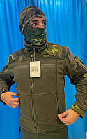 Тактическая флисовая куртка «Combat» Военная флиска камуфляж M
