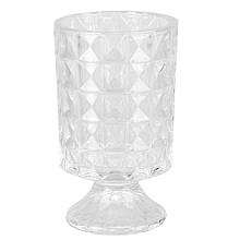 Незвичайна скляна ваза-підвісник "Делікатність" 18,5 см