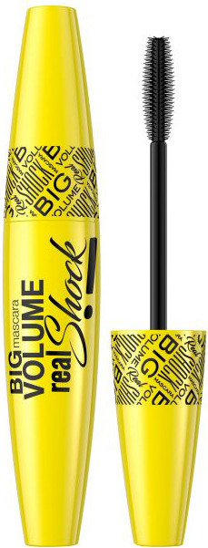 Туш для вій Eveline Big Volume Real Shock Об'єм 10 мл (5901761982992)