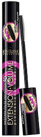 Туш для вій Eveline Extension Volume 4D Чорна 10 мл (5907609335982)