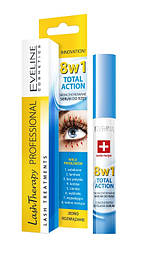 Сироватка для вій Multi-Purpose Eyelash Serum Total Action 8in1 Eveline Cosmetics (5901761909982)