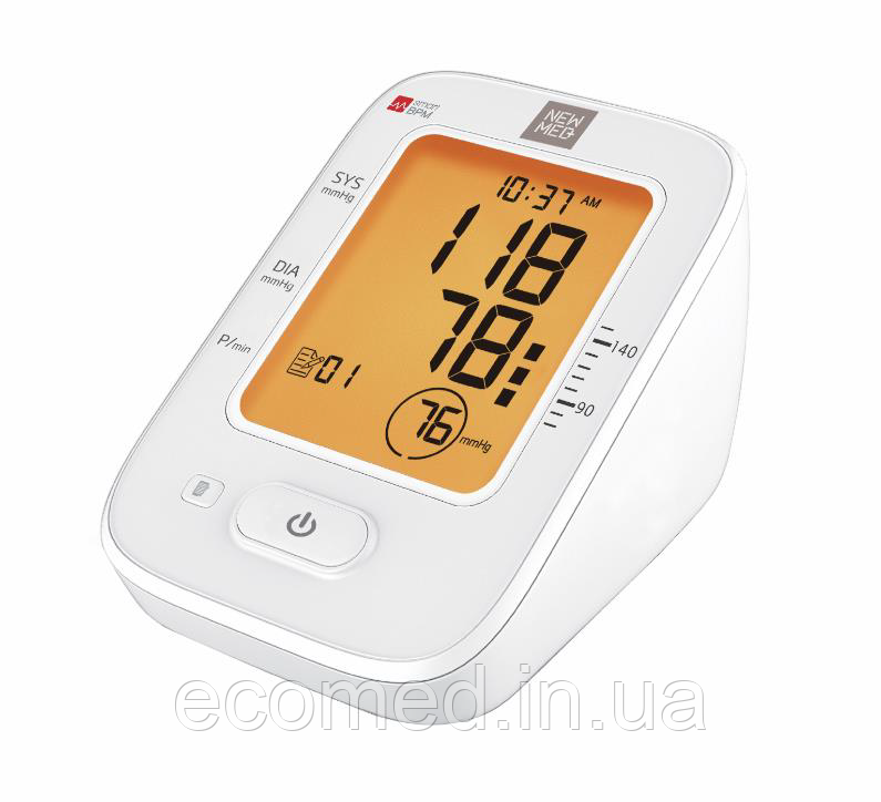 Тонометр NewMed NM-024 електронний для вимірювання артеріального тиску з індикатором аритмії, фото 1