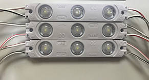 Модуль SMD 2835-3 LENS (160°) WHITE (7000K), білий, 70Lm, 0,72Вт, IP65, фото 1