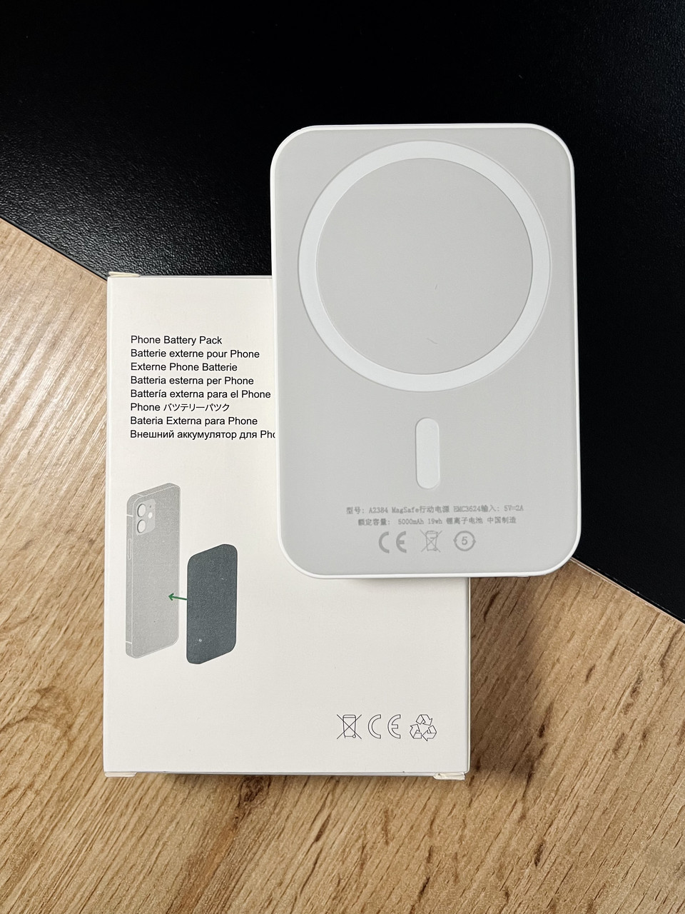 MagSafe PowerBank 5000 mAh Беспроводной магнитный внешний аккумулятор ...