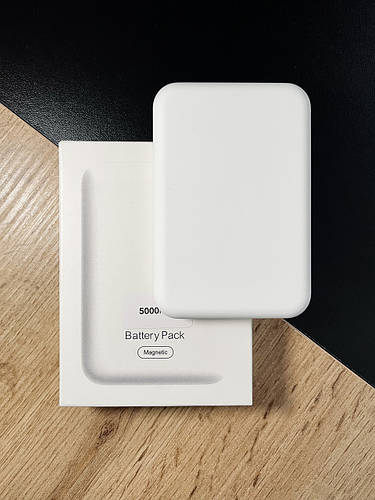 MagSafe PowerBank 5000 mAh Беспроводной магнитный внешний аккумулятор ...