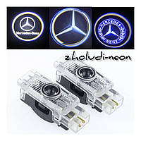 Логотип подсветка двери Lazer door logo light Mercedes-Bens (W208,W209), W240, C199, (R171,R172), (W203)