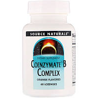Коэнзим В-комплекс (Coenzymate B Complex) 60 леденцов со вкусом апельсина