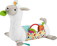 Мягкая игрушка Лама Фишер-Прайс Fisher-Price Grow-with-Me Tummy Time Plush Llama Baby Toy GLK39