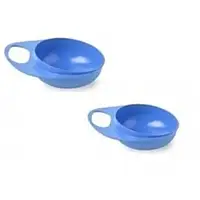 Тарілка для годування Nuvita Easy Eating NV8431 Blue 2шт