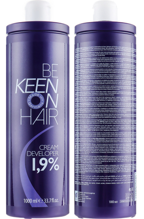 Крем окисник для фарби Keen Cream Developer 1,9%, 1000мл