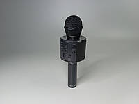 Bluetooth микрофон для караоке с изменением голоса WSTER WS-858 Черный цвет
