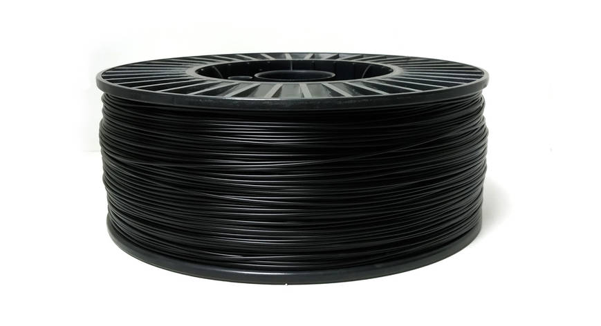 Нитка PLA (ПЛА) пластик для 3D друку, Чорний (1.75 мм/3 кг), фото 1