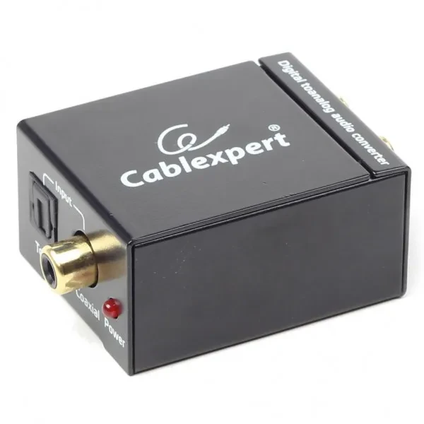 Конвертер Cablexpert DSC-OPT-RCA-001 Toslink (мама) - RCA (мама)