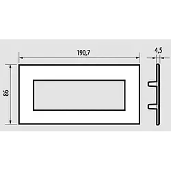 Рамка для вимикачів Legrand Bticino AXL Air HW4806HC