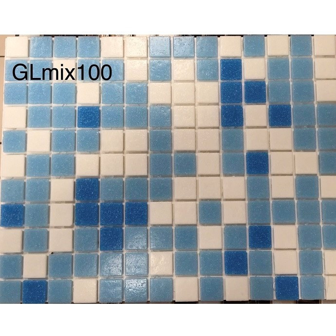 Голубая мозаика для бассейнов Vivacer GLmix100 - фото 2 - id-p404827997