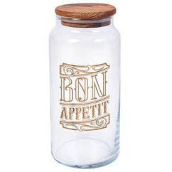 Банка HEREVIN Bon Appetit з дерев. кришкою 1.4 л  (232006-147)