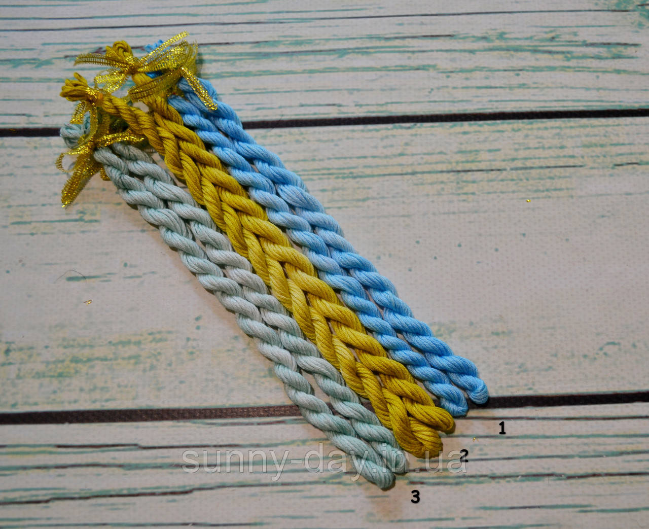 Муліне ручного фарбування "Хвиля меланжу", основа -  муліне Madeira №1-12, фото 1