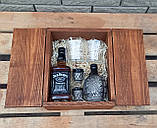 Подарунковий дерев'яний бокс для справжніх чоловіків - крутий та оригінальний бар, фото 5