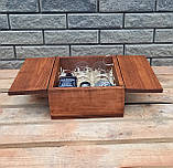 Подарунковий дерев'яний бокс для справжніх чоловіків - крутий та оригінальний бар, фото 6