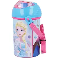 Бутылка для воды Stora Enso Disney - Frozen Iridescent Aqua, Pop Up Canteen 450 мл